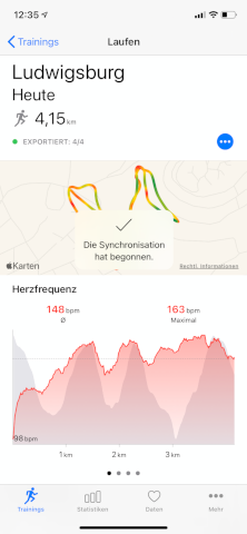 HealthFit - Apple Watch - Activity sync