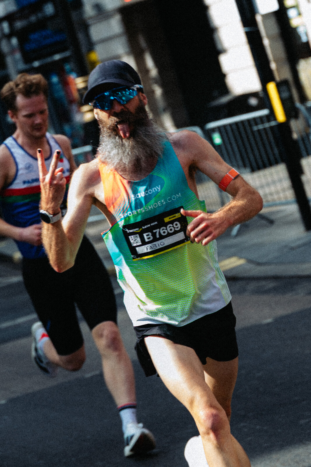 Fabio Giudici racing in London