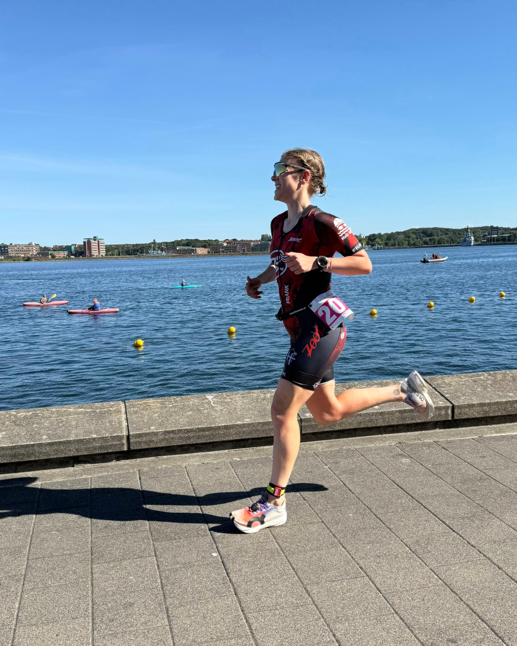 Lisa Kucziensky at the Förde Triathlon