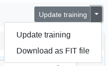 Download a planned workout as FIT file - Changelog