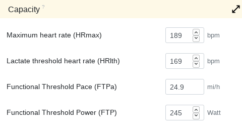 Lactate threshold heart rate - Changelog