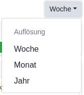 Wähl de Kalenderoplösung ut.