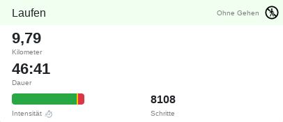 Looptraining bi dat de Gahphasen utblennt sünd