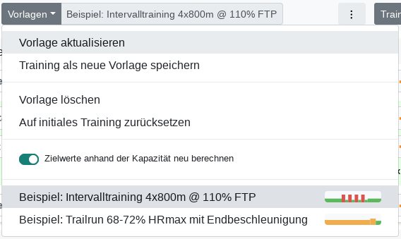 Aktualiseern vun en Övenvorlaag